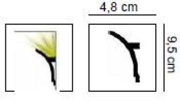 Licht 100 P   9,5x4,8cm Stuckleiste für LED